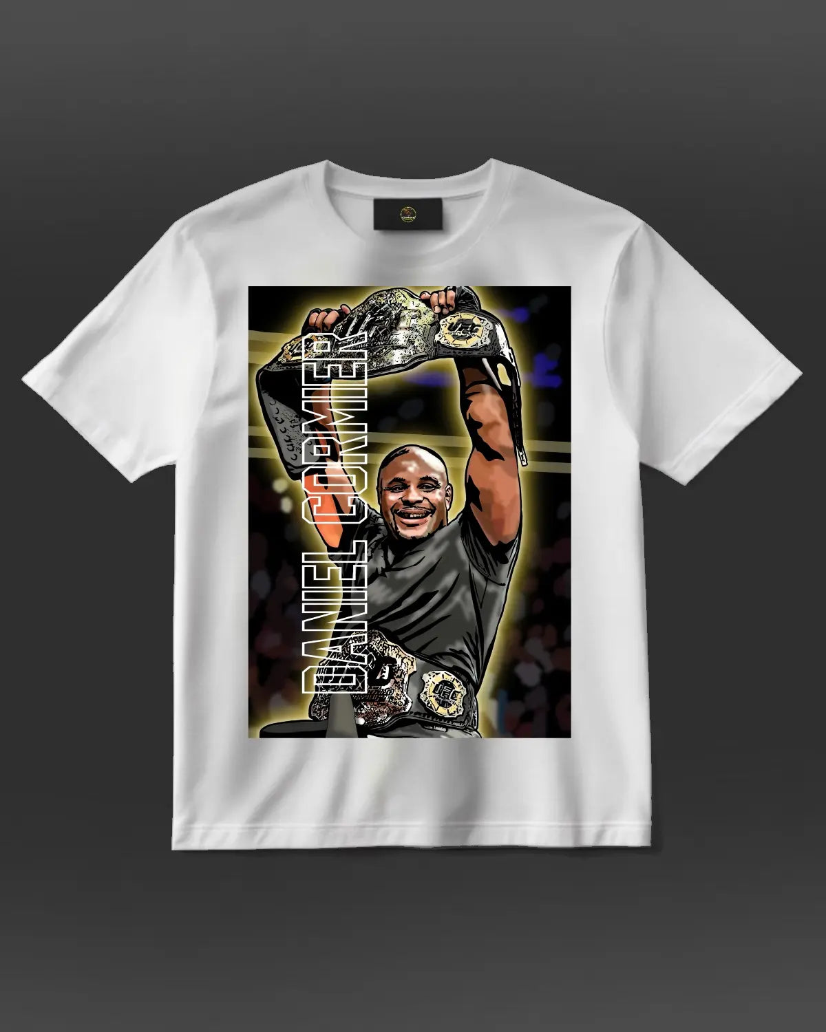 Daniel “DC” Cormier Double Champ UFC Legend T-Shirt – GrizzlyGFX Adult Unisex (Black or White)