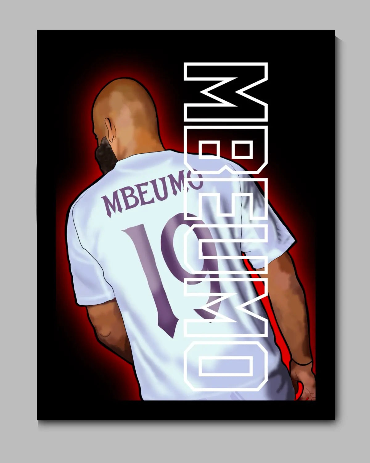Bryan Mbeumo Manchester United Canvas (Large – 24x36”)