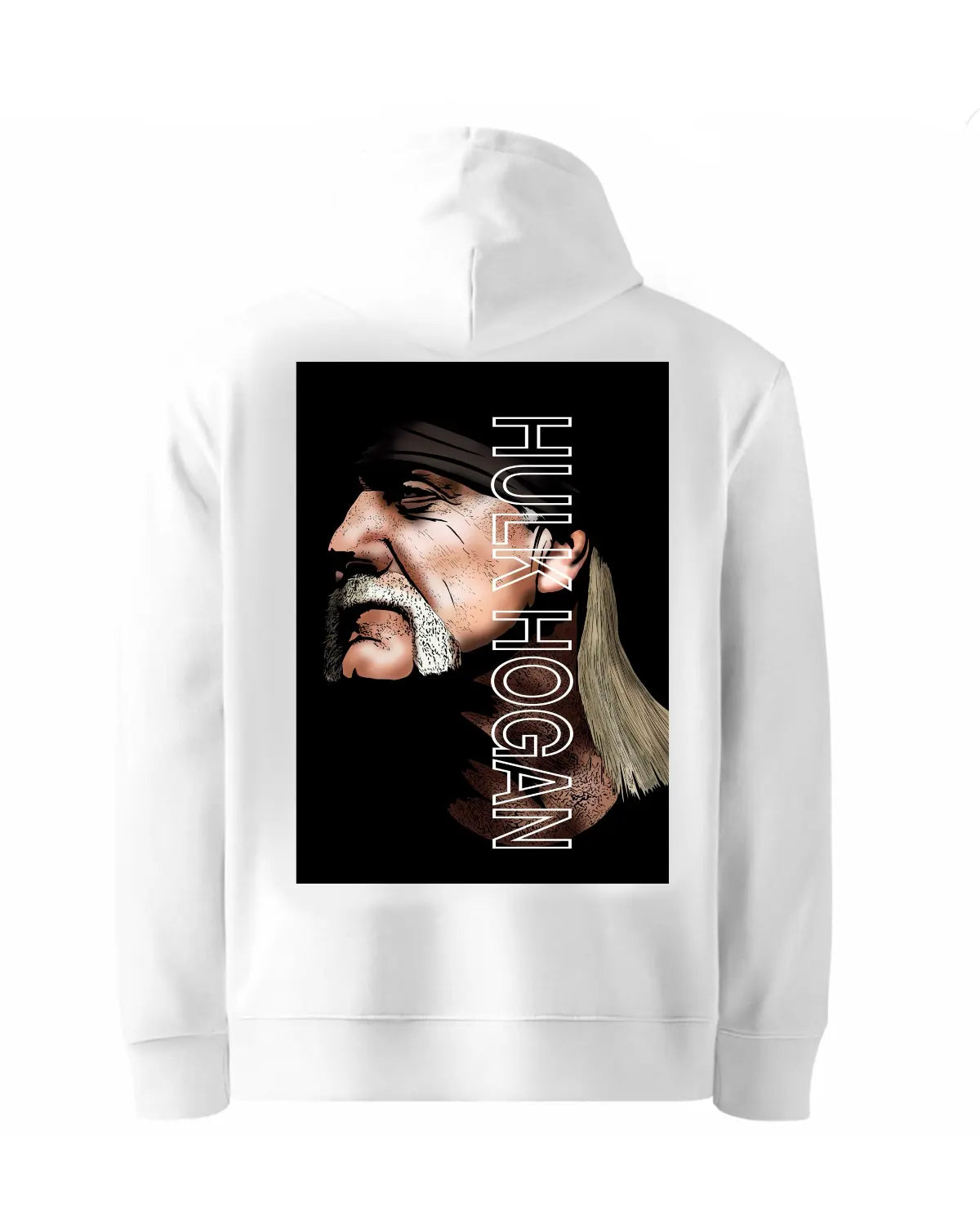 Hulk Hogan Tribute Hoodie β By GrizzlyGFX | Adult Unisex (Black or White)
