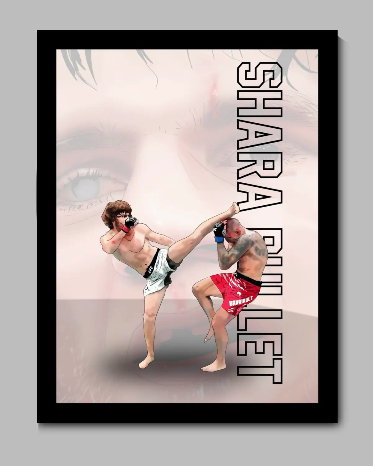 Large (24”x36”) — SHARA “Bullet” Magomedov Framed Canvas