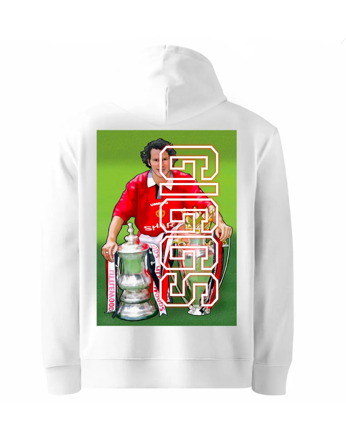 Ryan Giggs 95/96 Double Winners Hoodie – Manchester United Throwback Tribute