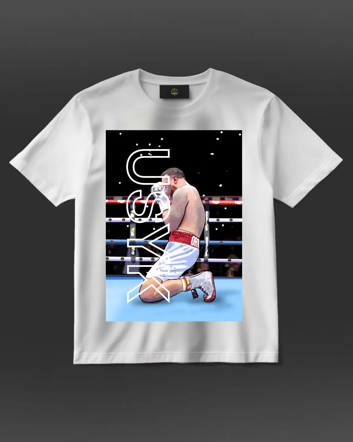Oleksandr Usyk – Undisputed Champion T-Shirt by GrizzlyGFX