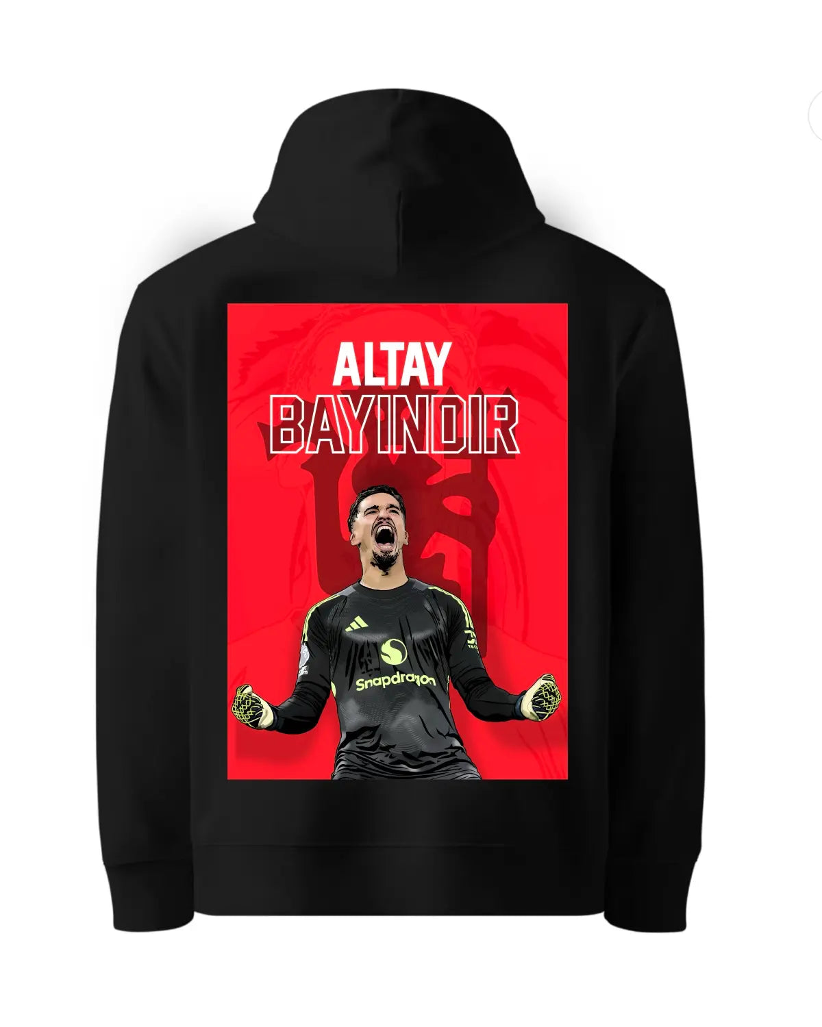 Altay Bayındır Manchester United Goalkeeper Hoodie | GrizzlyGFX | Black or White Adults S–XXL