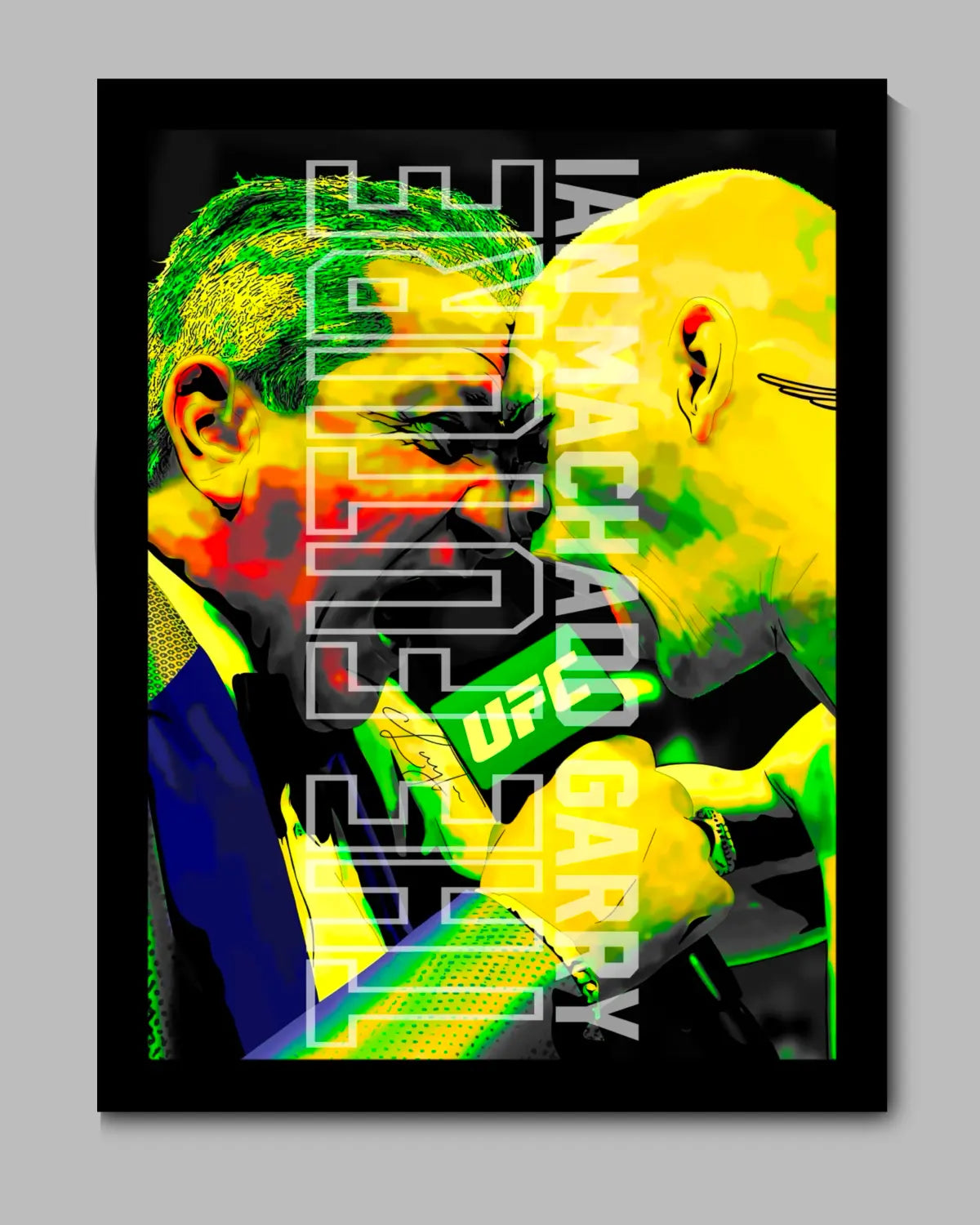 Ian Machado Garry – The Future Arrives | Medium Framed Canvas 16x20 | UFC Qatar Buffer Announcement