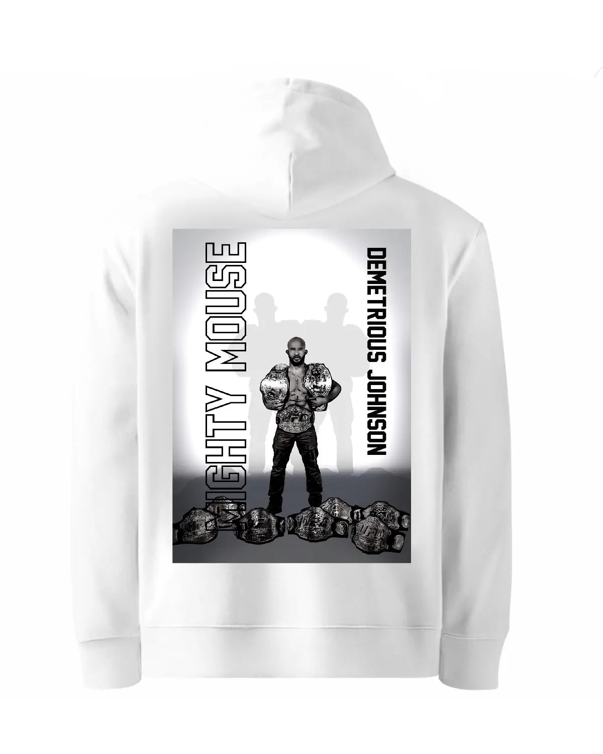 Demetrious Johnson GOAT MMA Hoodie | Legendary Fight Artwork by GrizzlyGFX