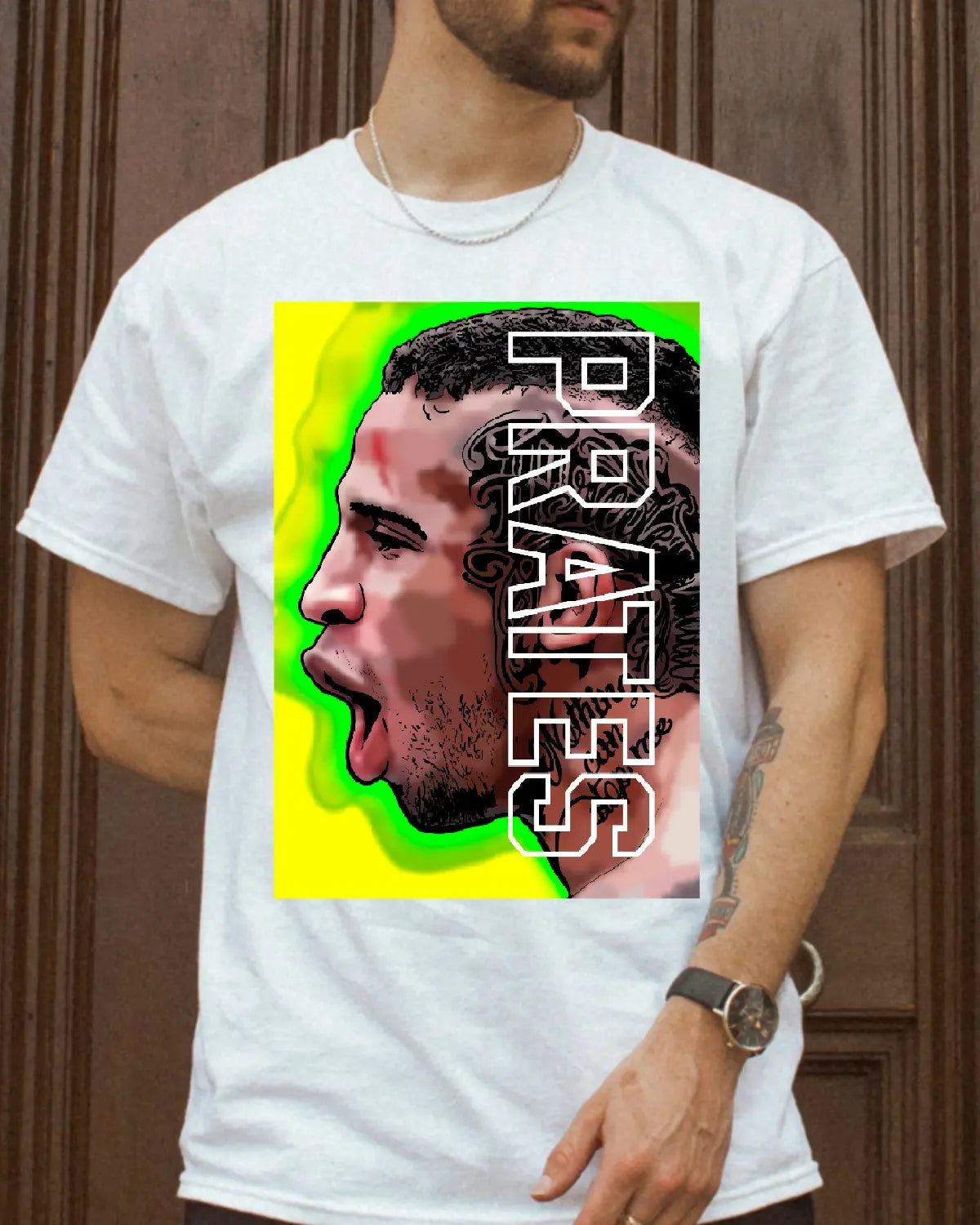 Carlos Prates UFC Fight Night T-Shirt – Limited GrizzlyGFX Drop