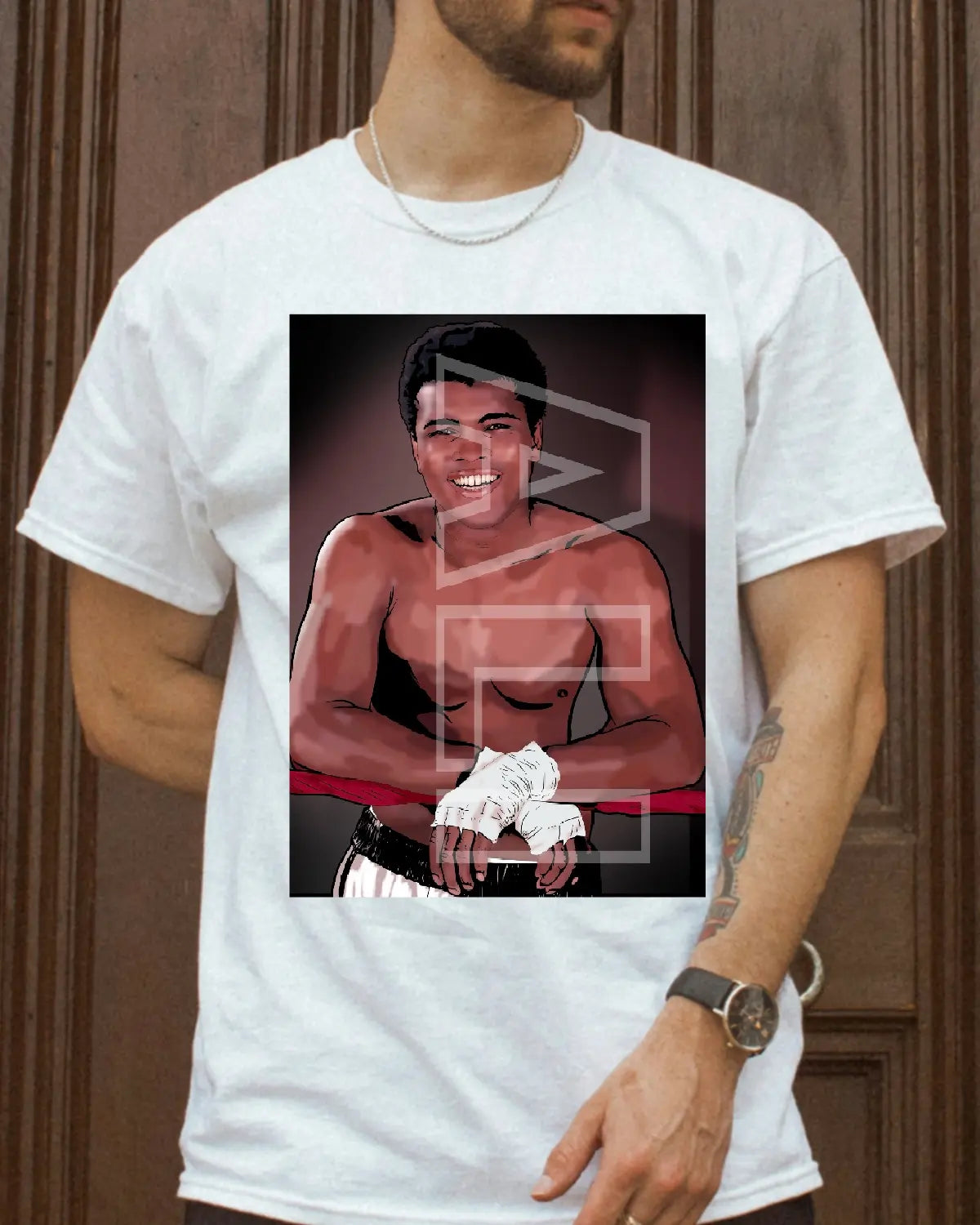 Muhammad Ali The Greatest Boxing T-Shirt | Iconic Boxing Artwork by GrizzlyGFX