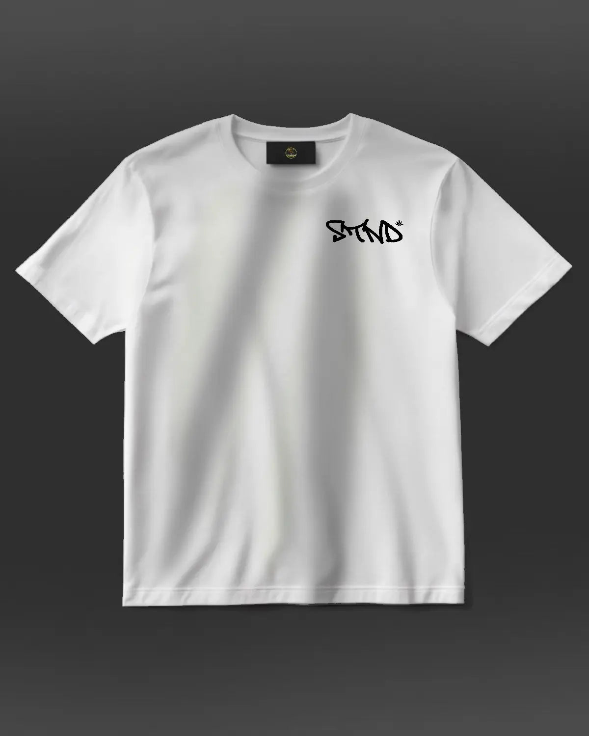 STND Ashtray T-Shirt | Gritty Minimal Weed Streetwear by GrizzlySlapz
