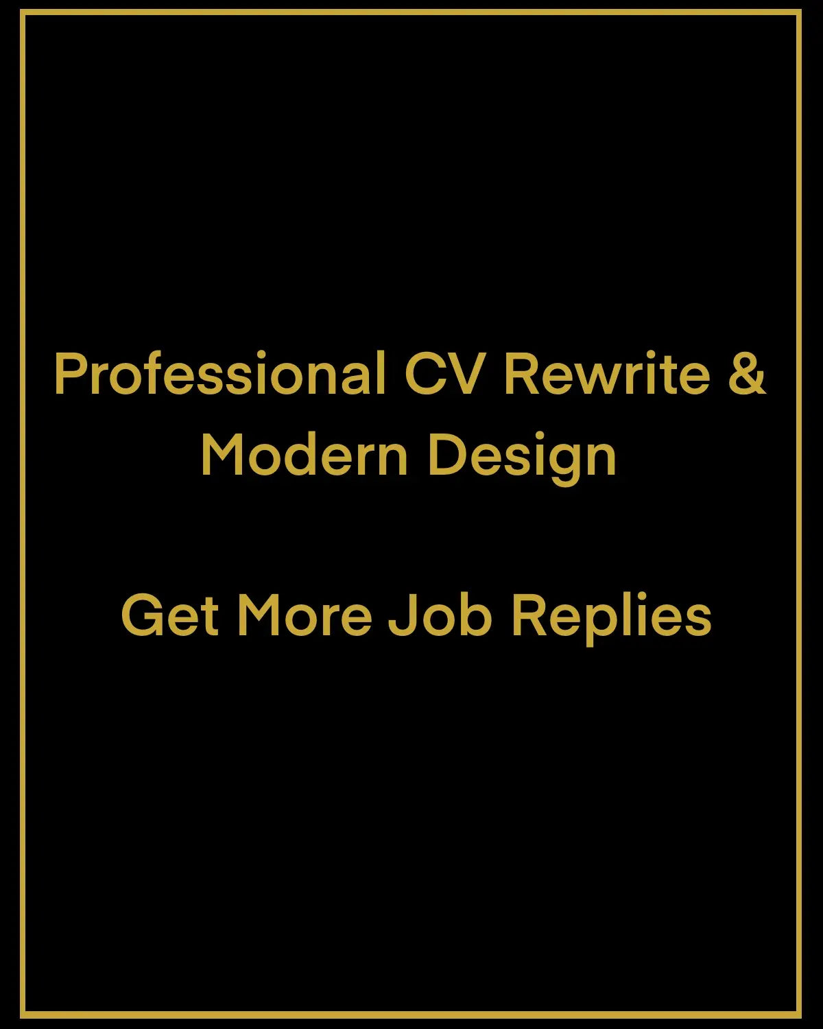 Professional CV Rewrite Service UK – Modern Layout & Wording Upgrade