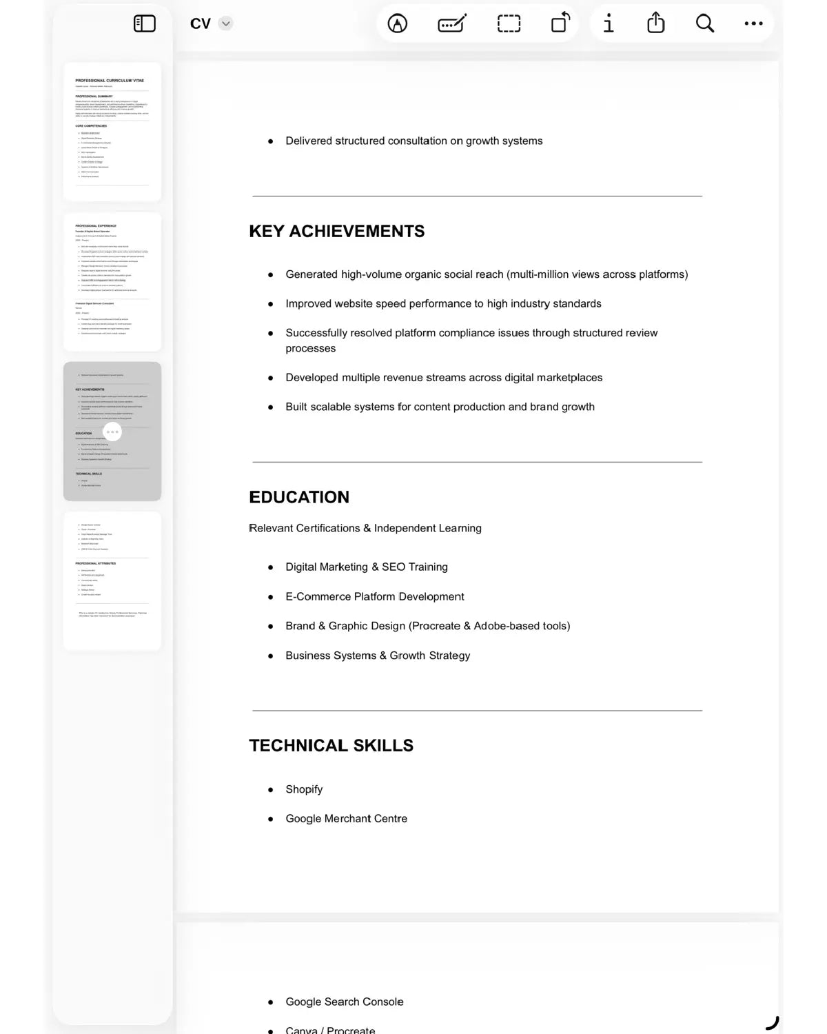 Professional CV Rewrite Service UK – Modern Layout & Wording Upgrade