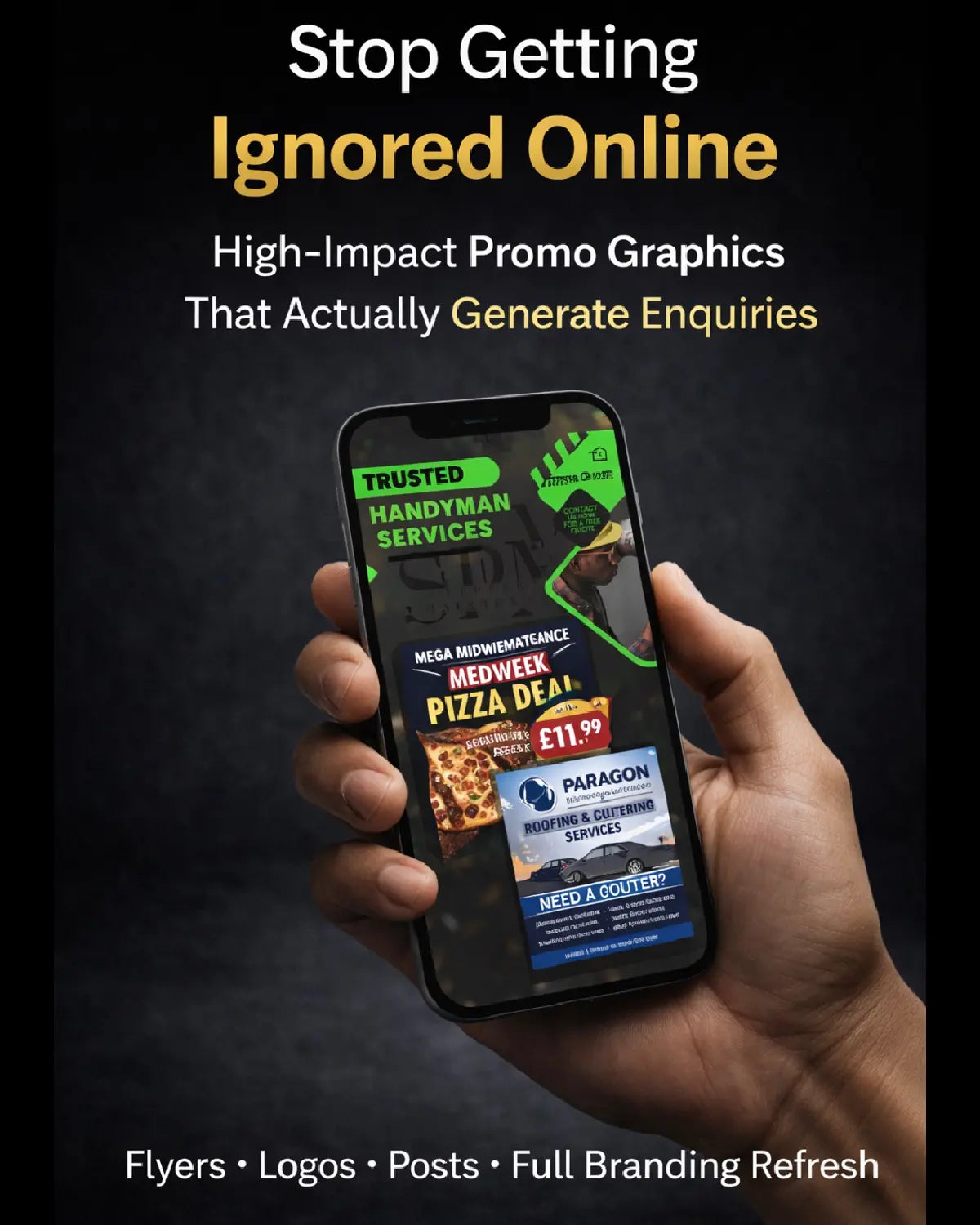 Business Logo & Flyer Design Package | Professional Branding for Small Businesses