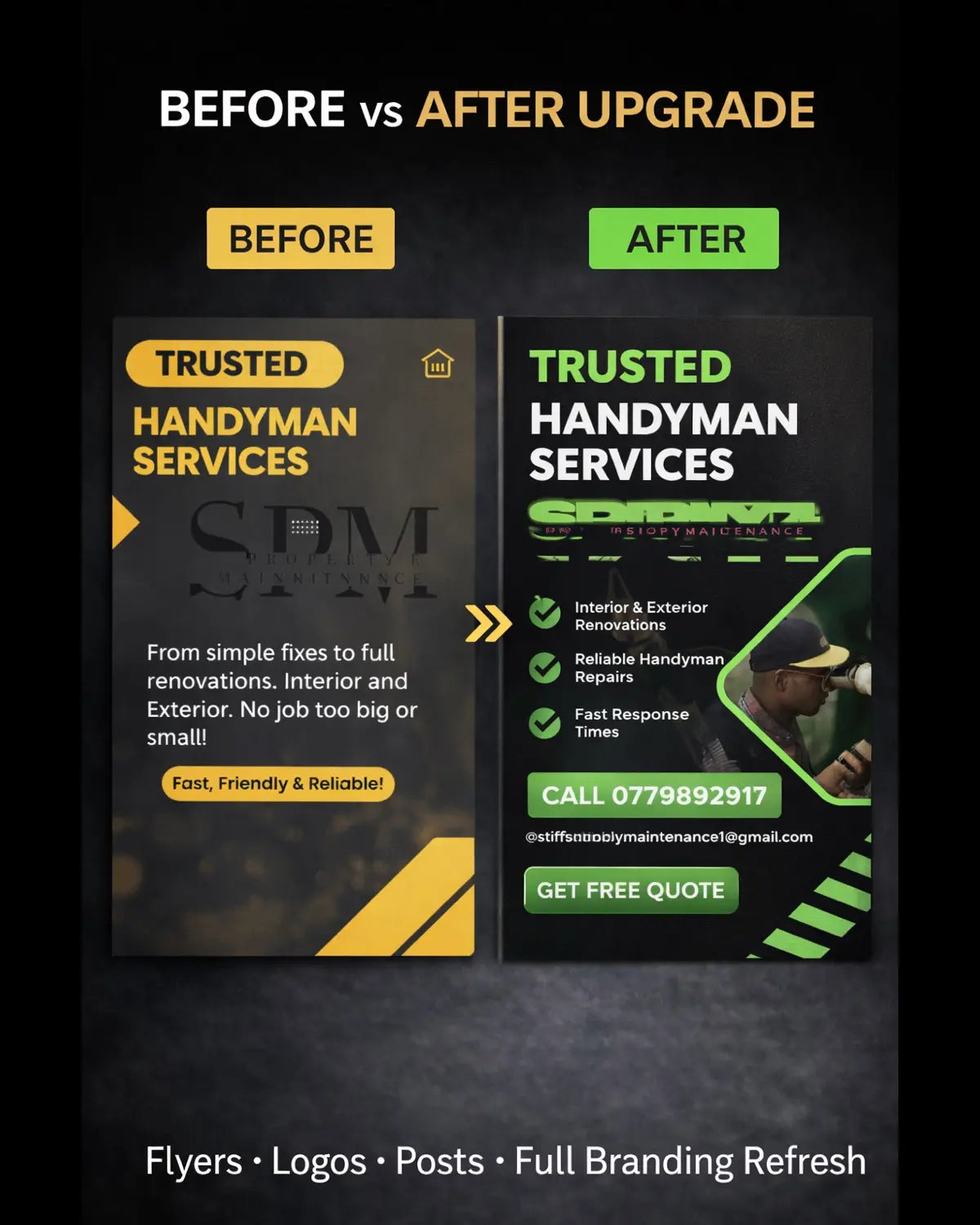 Business Logo & Flyer Design Package | Professional Branding for Small Businesses