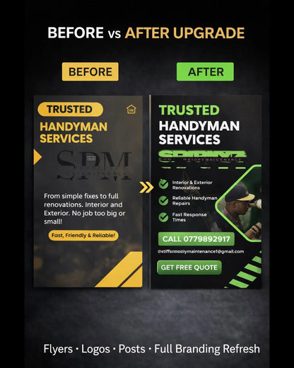 Business Logo & Flyer Design Package | Professional Branding for Small Businesses