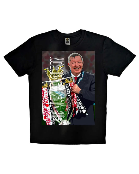 Sir Alex Ferguson – The Greatest Manager Ever | GrizzlyGFX T-Shirt
