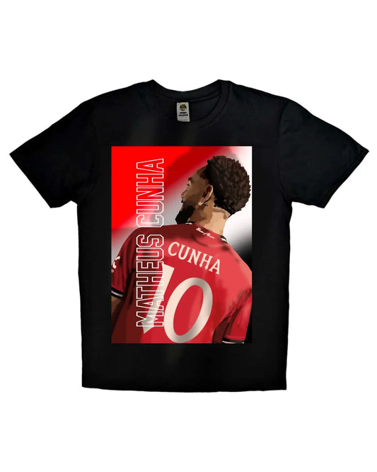 Matheus Cunha Manchester United T-Shirt – By GrizzlyGFX