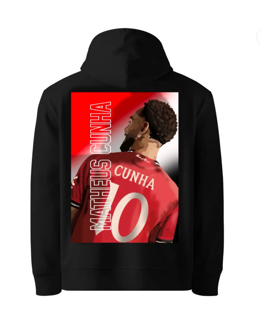 Matheus Cunha Manchester United Hoodie – GrizzlyGFX Design