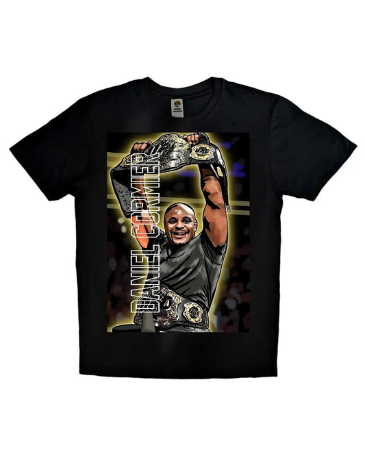 Daniel “DC” Cormier Double Champ UFC Legend T-Shirt – GrizzlyGFX Adult Unisex (Black or White)
