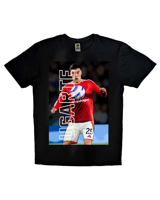 Manuel Ugarte Manchester United T-Shirt | GrizzlyGFX Design – Adult Unisex Black or White