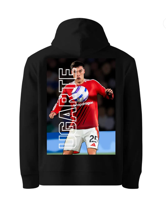 Manuel Ugarte Manchester United Hoodie | GrizzlyGFX Design – Adult Unisex Black or White