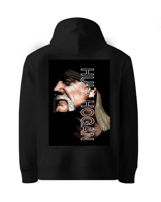 Hulk Hogan Tribute Hoodie – By GrizzlyGFX | Adult Unisex (Black or White)