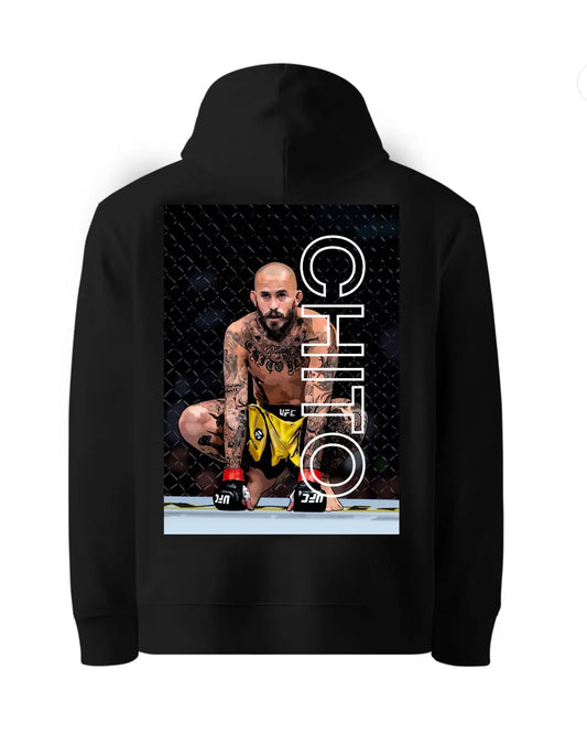 Marlon “Chito” Vera UFC Bantamweight Ecuadorian MMA Master Hoodie by GrizzlyGFX – Black or White Adult Unisex