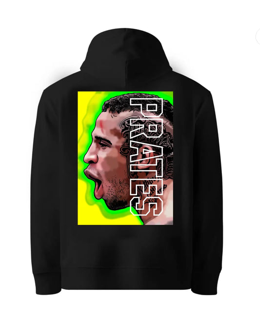 Carlos Prates MMA Hoodie | The Fighting Nerds Welterweight Prodigy | Black or White Adults Unisex by GrizzlyGFX
