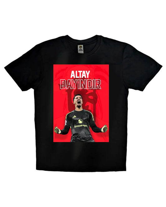 Altay Bayındır Manchester United Goalkeeper T-Shirt | GrizzlyGFX Design | Black or White Unisex Adults XS–XXL