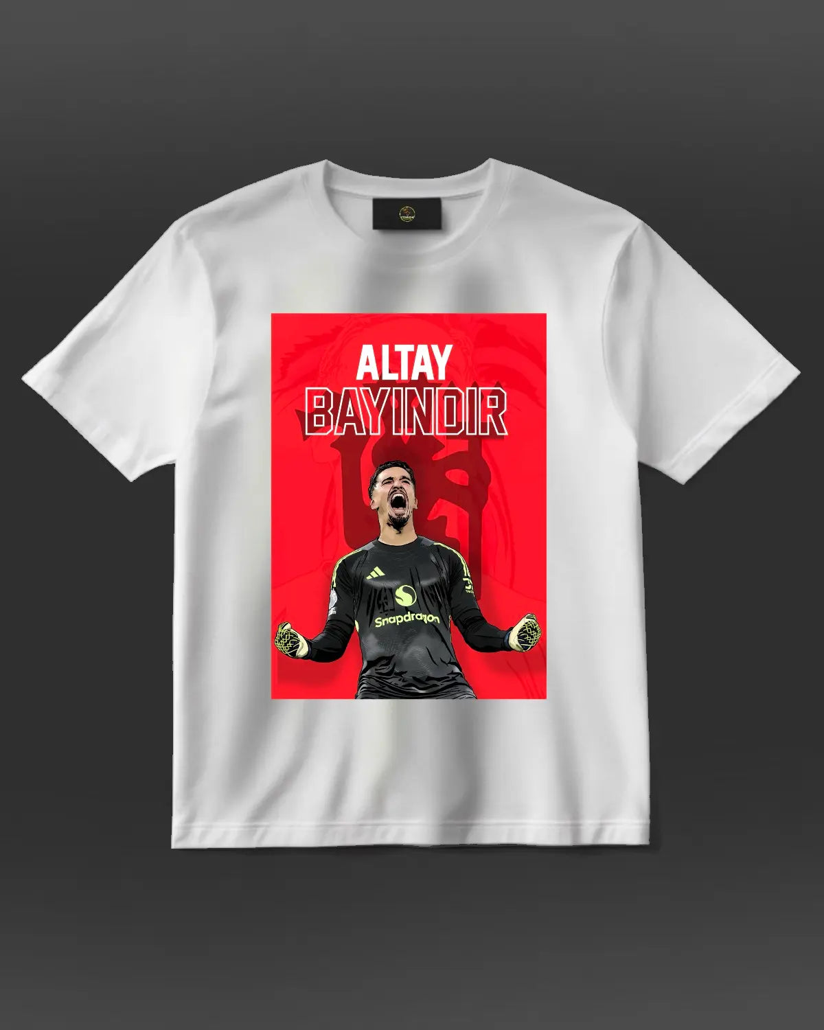 Altay Bayındır Manchester United Goalkeeper T-Shirt | GrizzlyGFX Design | Black or White Unisex Adults XS–XXL