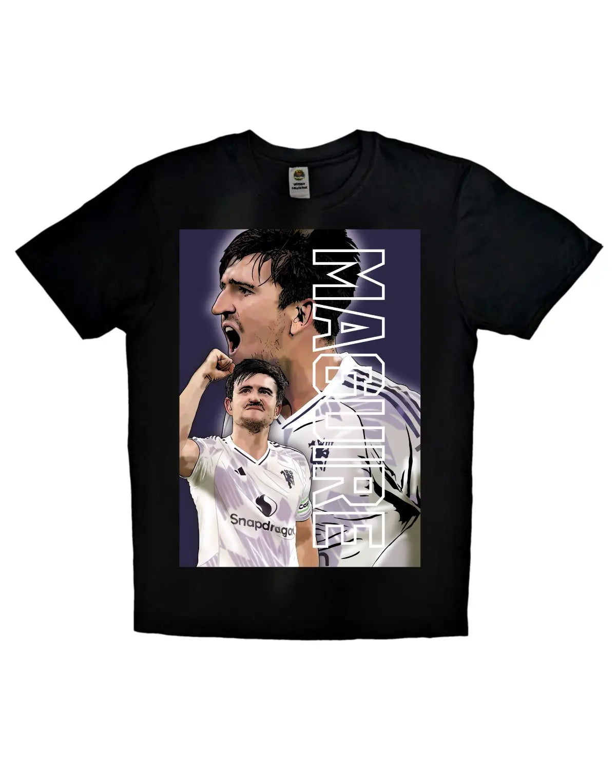 Harry Maguire – The Redemption Arc | Manchester United Hero T-Shirt by GrizzlyGFX