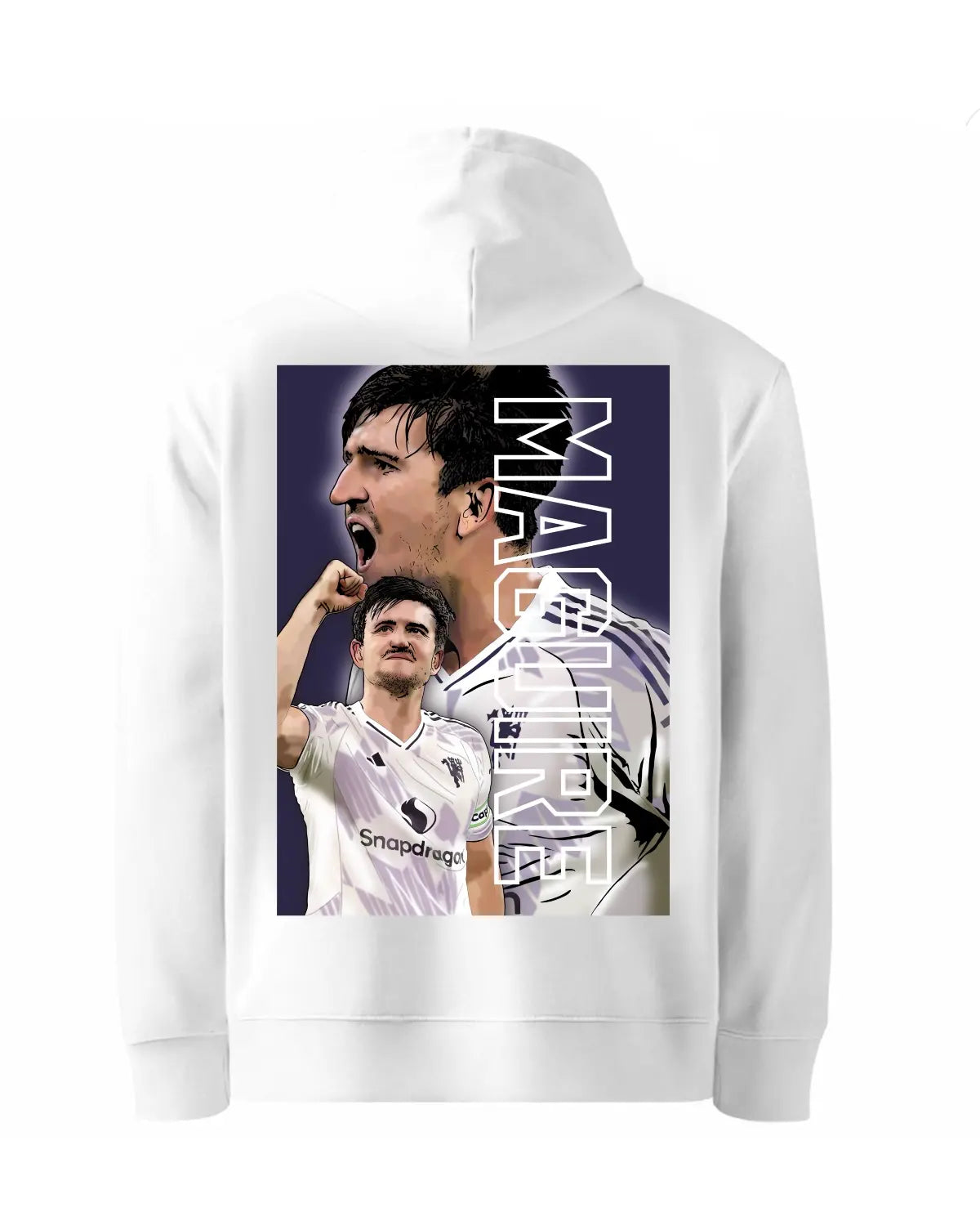 Harry Maguire – The Redemption Arc Hoodie | Manchester United Hero by GrizzlyGFX