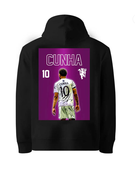 Matheus Cunha Manchester United #10 Hoodie | Premium Football Artwork by GrizzlyGFX | Adults Unisex S–XXL