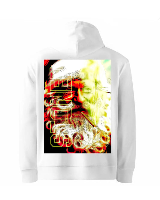 Stoned Santa Claus Hoodie – Festive Weed Art Christmas Hoodie | GrizzlySlapz