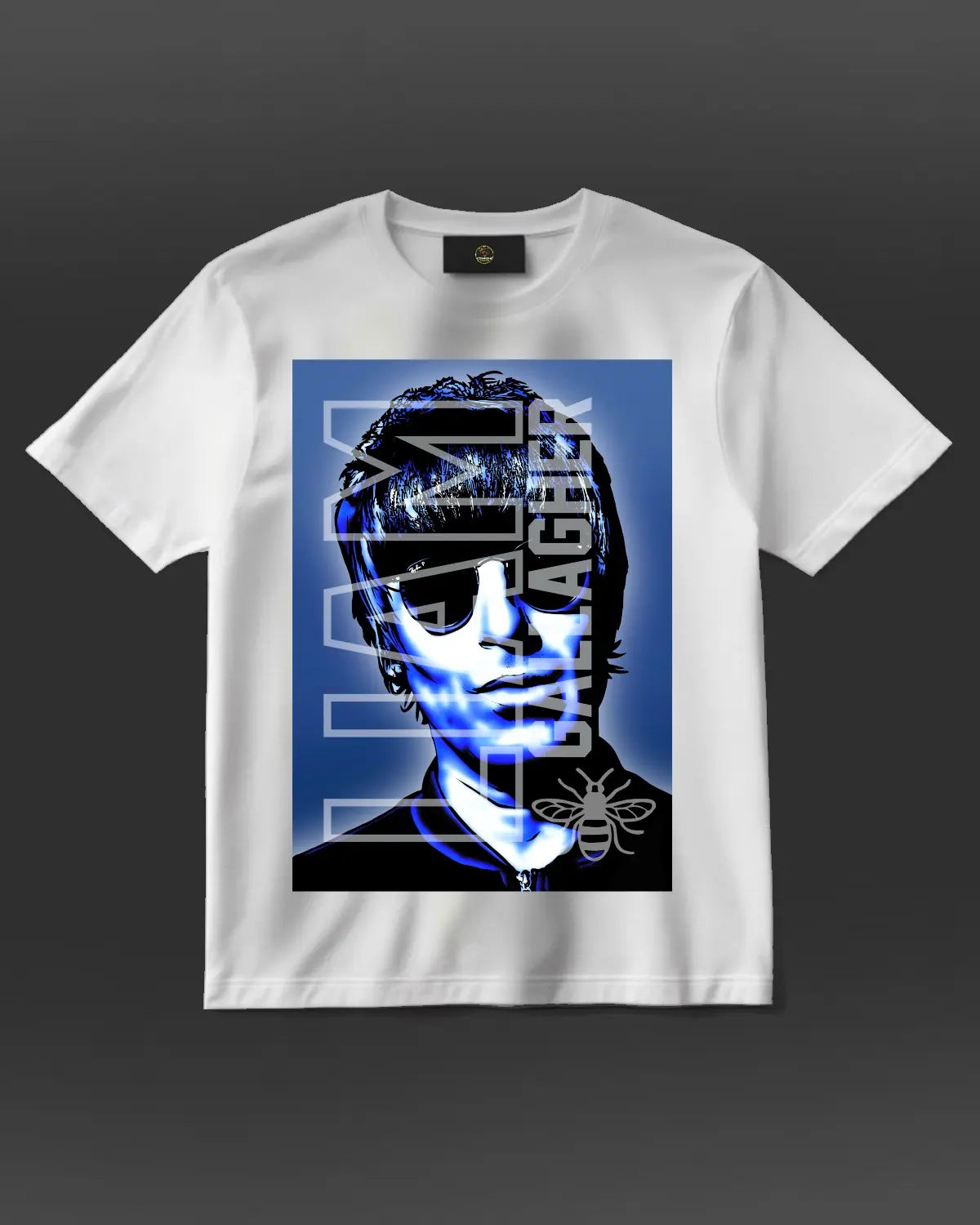 Liam Gallagher “Manchester’s Rock ’n’ Roll Icon” T-Shirt – Oasis Legend Tribute by GrizzlyGFX (Unisex XS–XXL)