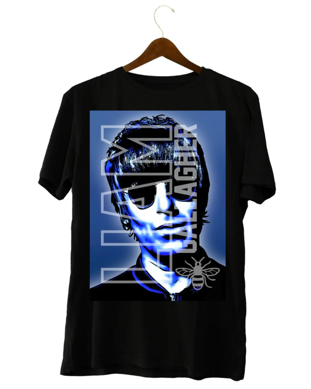 Liam Gallagher “Manchester’s Rock ’n’ Roll Icon” T-Shirt – Oasis Legend Tribute by GrizzlyGFX (Unisex XS–XXL)