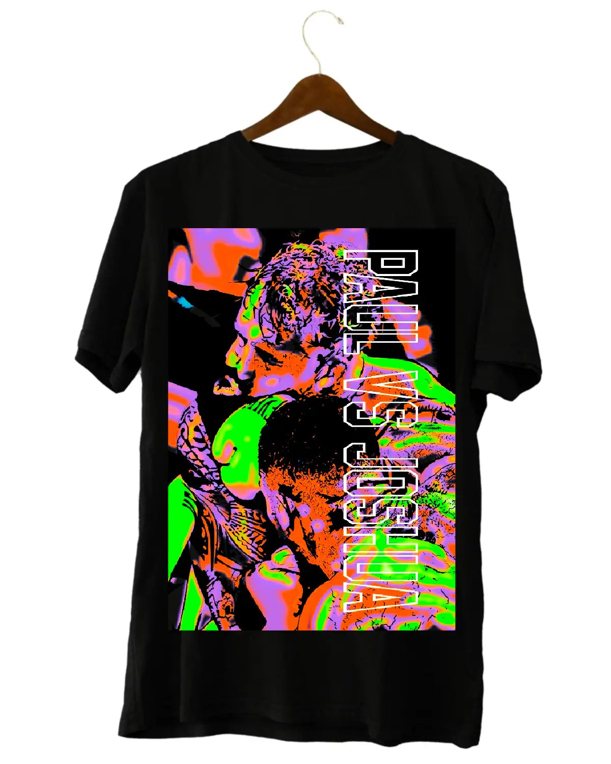 Anthony Joshua Shatters Jake Paul – Jaw-Dropping KO Artwork T-Shirt by GrizzlyGFX | Boxing Champion Design | Adults Unisex