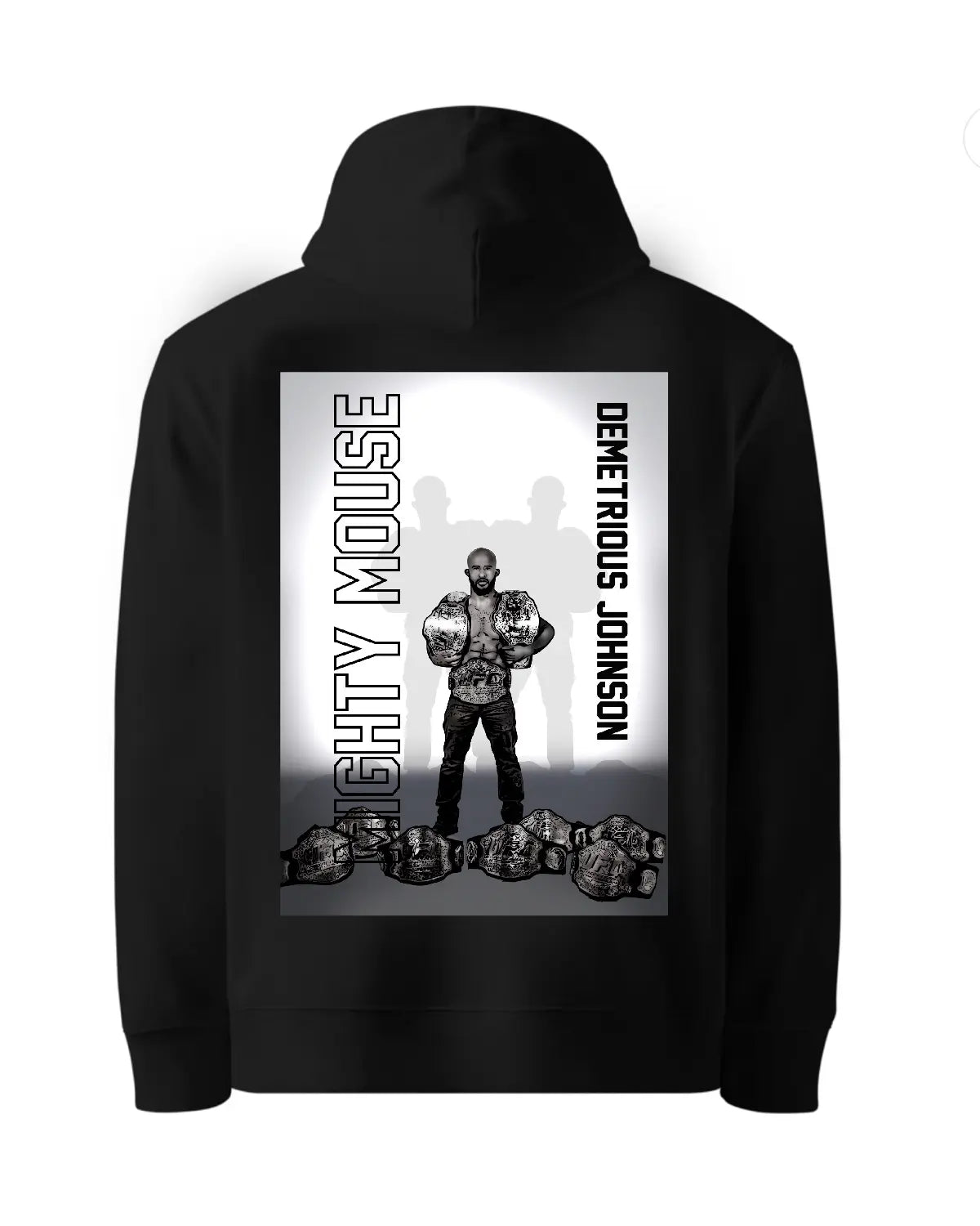 Demetrious Johnson GOAT MMA Hoodie | Legendary Fight Artwork by GrizzlyGFX