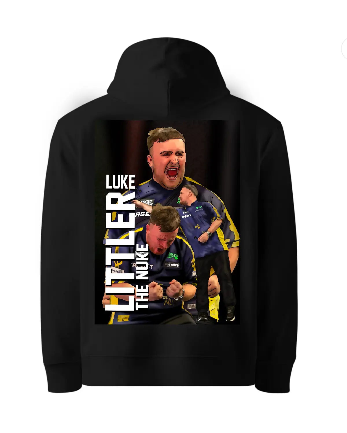 Luke Littler “The Nuke” Darts Hoodie | Generational Talent Artwork by GrizzlyGFX