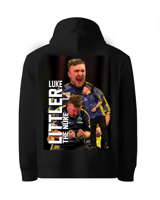 Luke Littler “The Nuke” Darts Hoodie | Generational Talent Artwork by GrizzlyGFX
