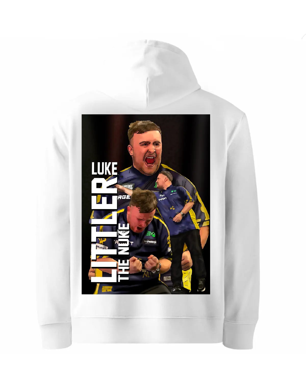 Luke Littler “The Nuke” Darts Hoodie | Generational Talent Artwork by GrizzlyGFX