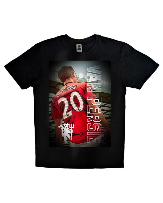 Robin van Persie Manchester United T-Shirt | Iconic Football Artwork by GrizzlyGFX