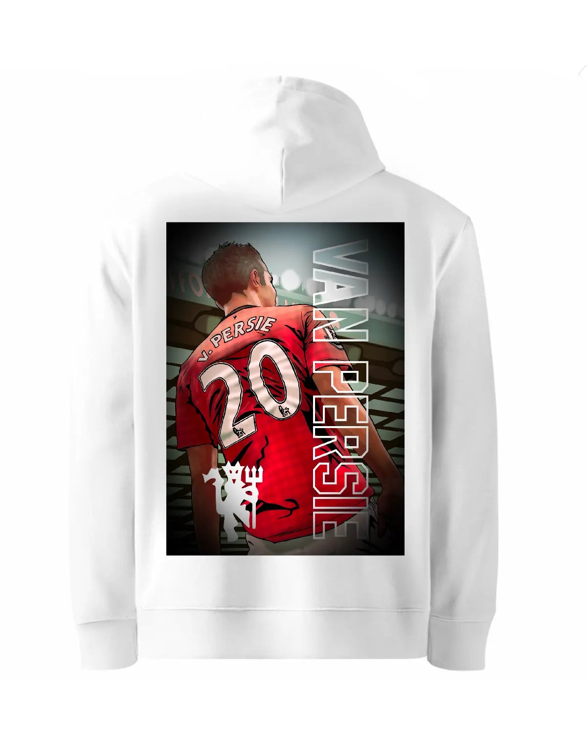 Robin van Persie Manchester United Hoodie | Football Legend Artwork by GrizzlyGFX