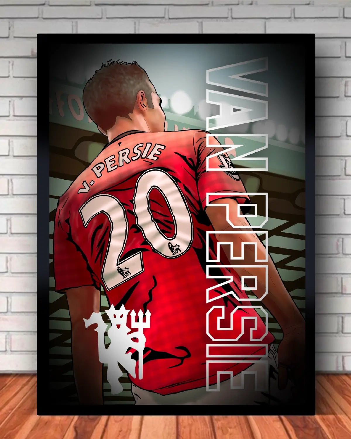 Robin van Persie Manchester United Canvas Wall Art – 24x36 | GrizzlyGFX