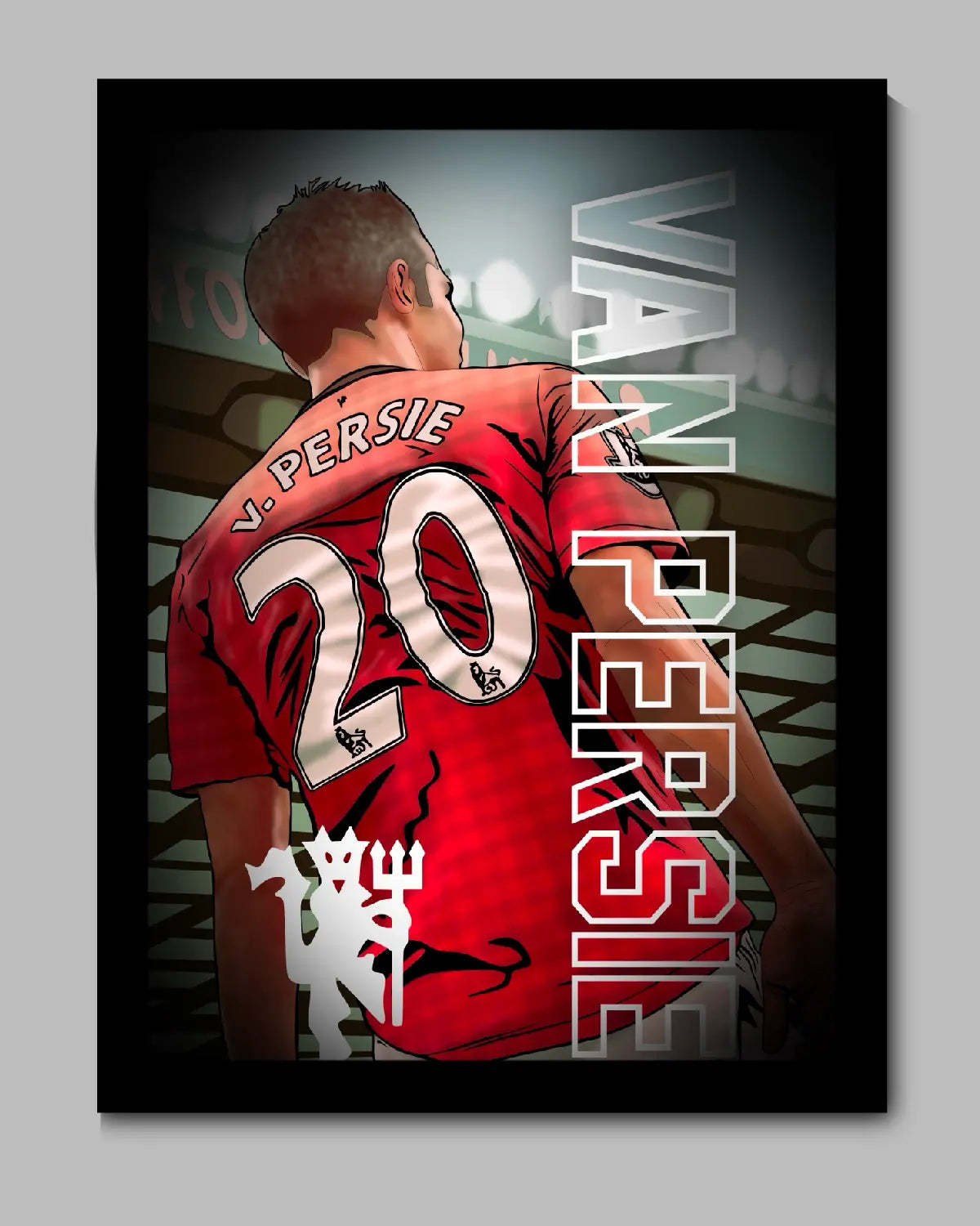 Robin van Persie Manchester United Canvas Wall Art – 24x36 | GrizzlyGFX