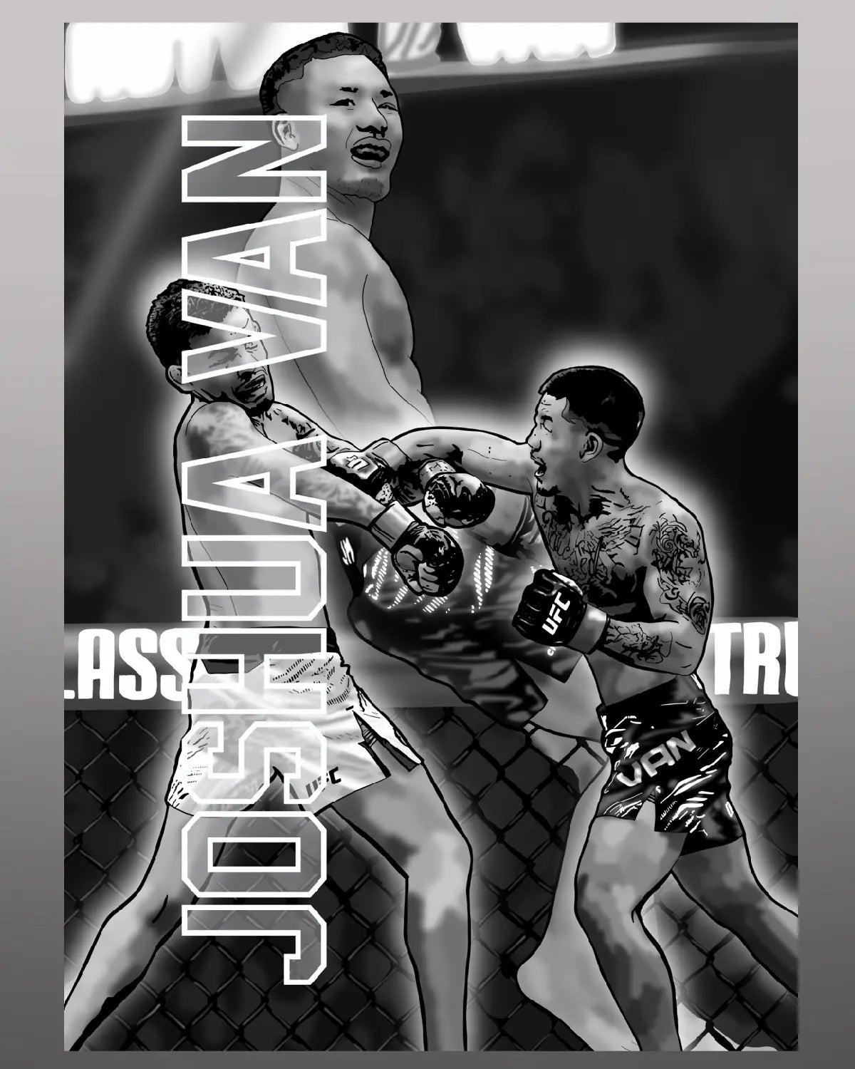 Joshua Van UFC Phone Wallpaper – Digital Download