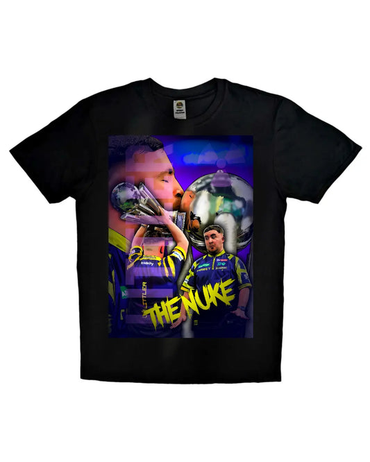 Luke Littler Two-Time World Champion T-Shirt | Darts Phenom Artwork by GrizzlyGFX