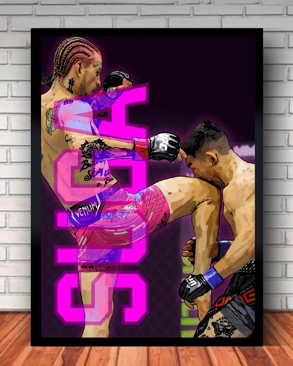 Sean O’Malley The Suga Show Is Back Canvas Wall Art – 24×36 | GrizzlyGFX Statement