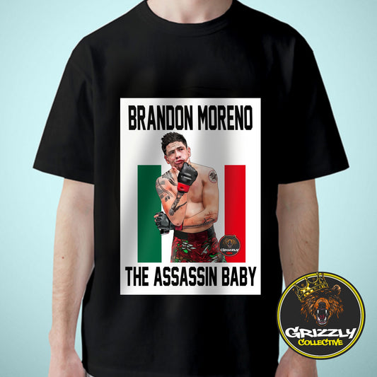 Black Brandon Moreno The Assassin Baby T Shirt