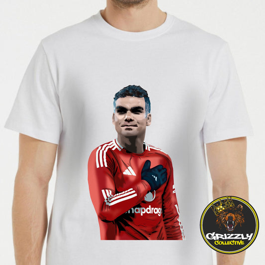 White Casemiro United GrizzlyGFX Design TShirt