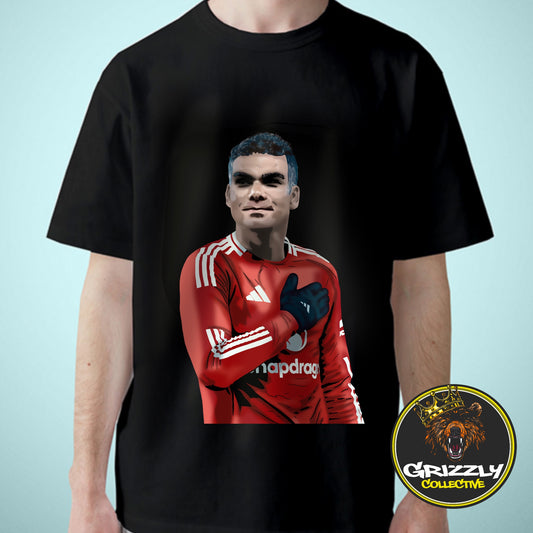 Black Casemiro United GrizzlyGFX Design TShirt